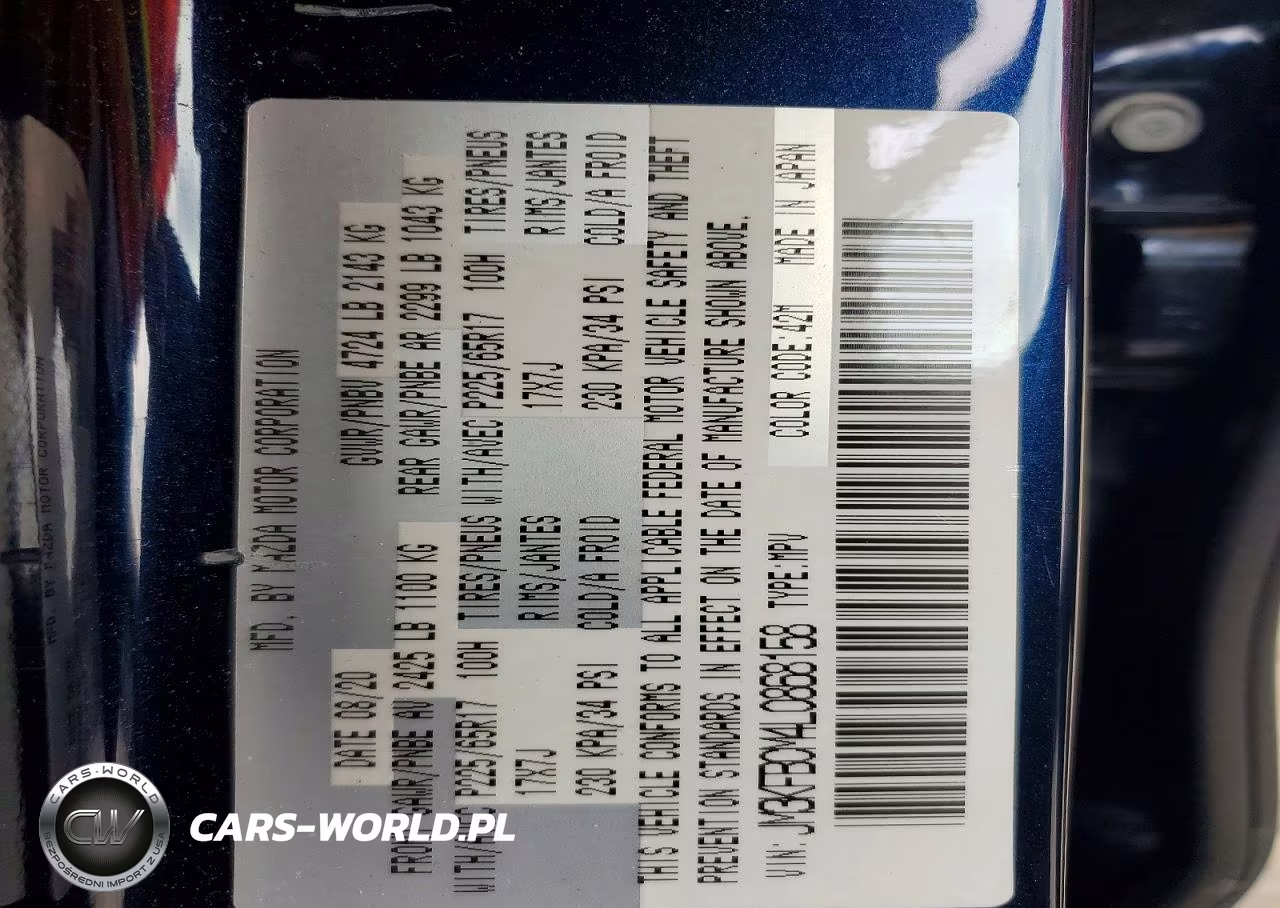 2020 Mazda Cx-5 Touring VIN:JM3KFBCM4L0868158 - 14
