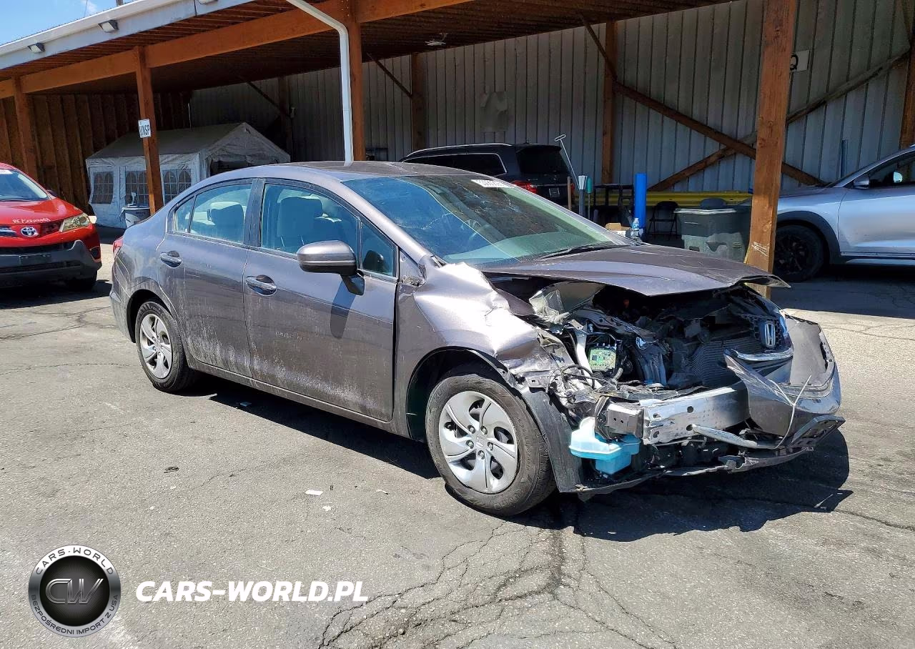 2014 Honda Civic Lx VIN:19XFB2F59EE015632 - 4