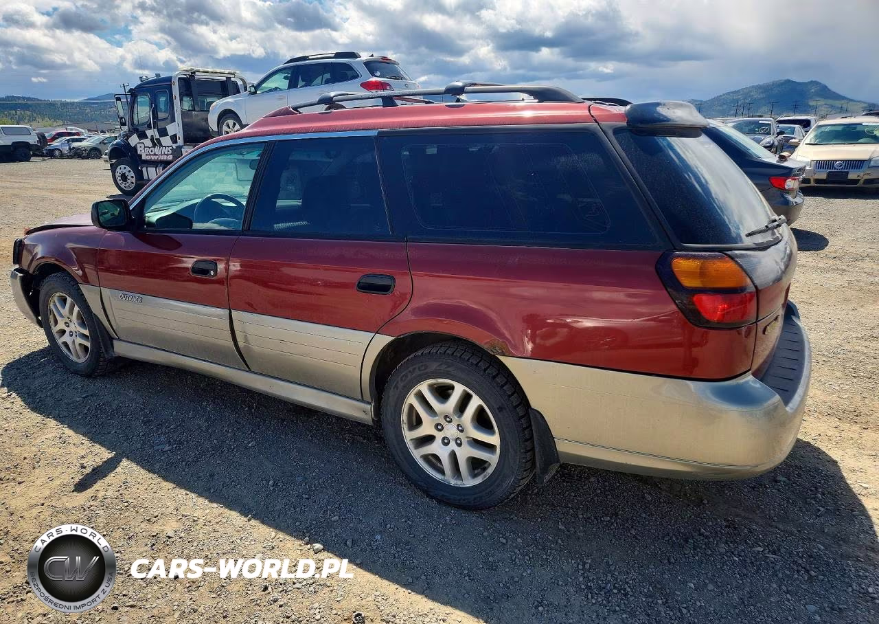 2002 Subaru Legacy Outback VIN:4S3BH665727604629 - 2