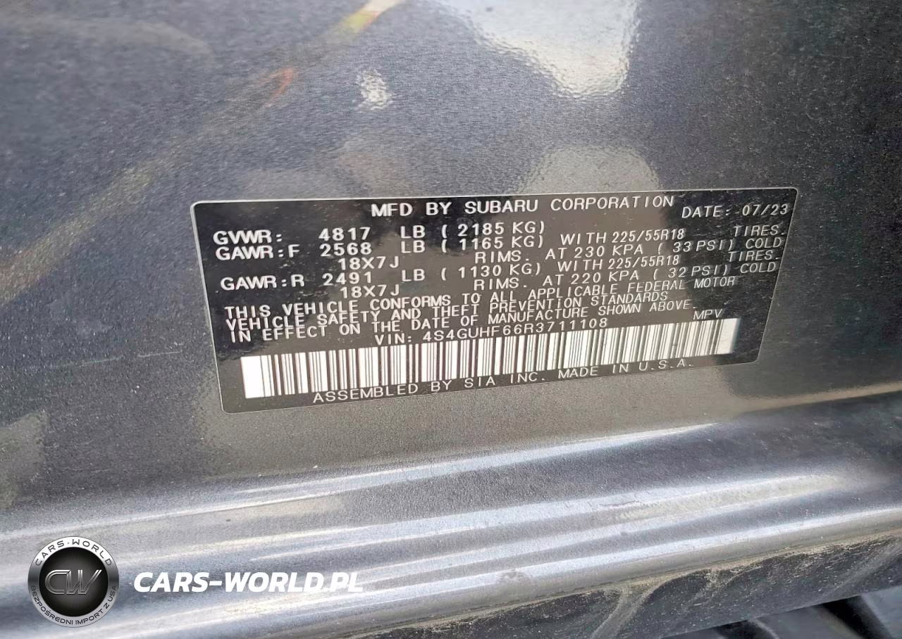 2024 Subaru Crosstrek Sport VIN:4S4GUHF66R3711108 - 12