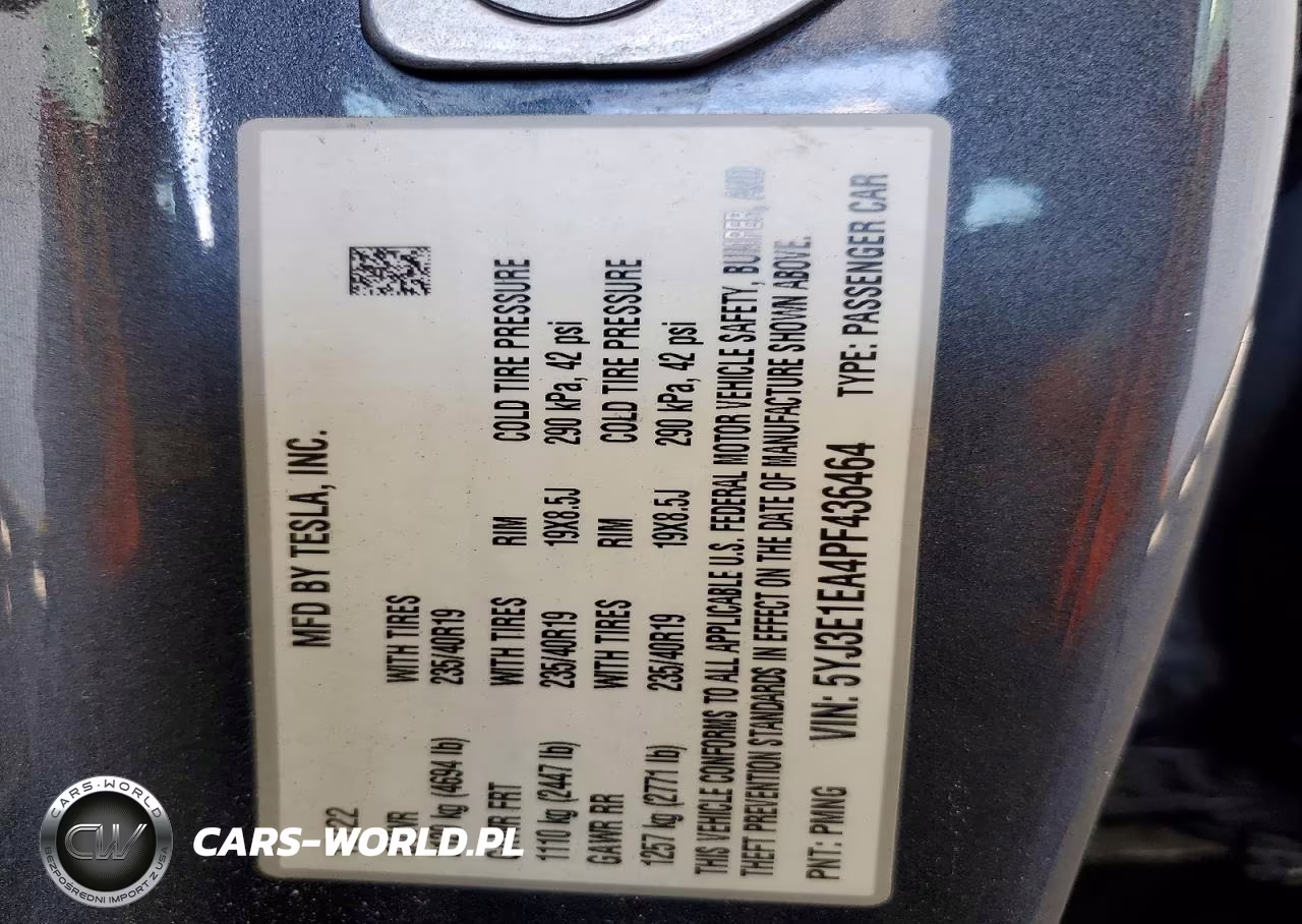 2023 Tesla Model 3 VIN:5YJ3E1EA4PF436464 - 12