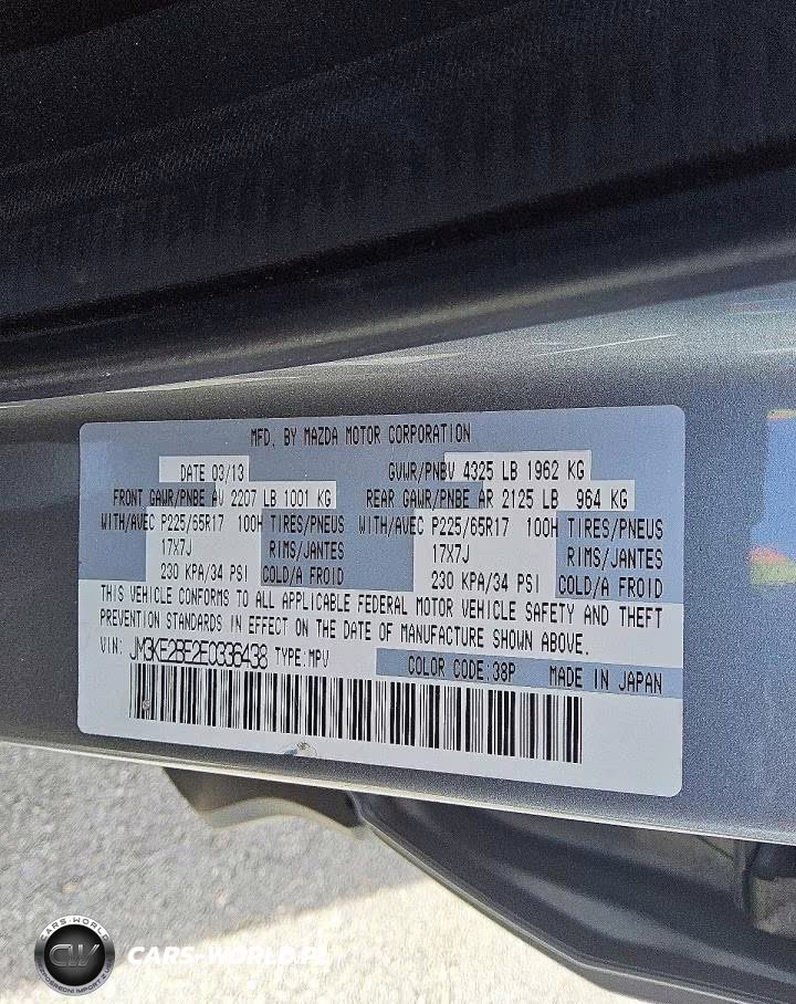 2014 Mazda Cx-5 Sport VIN:JM3KE2BE2E0336438 - 12