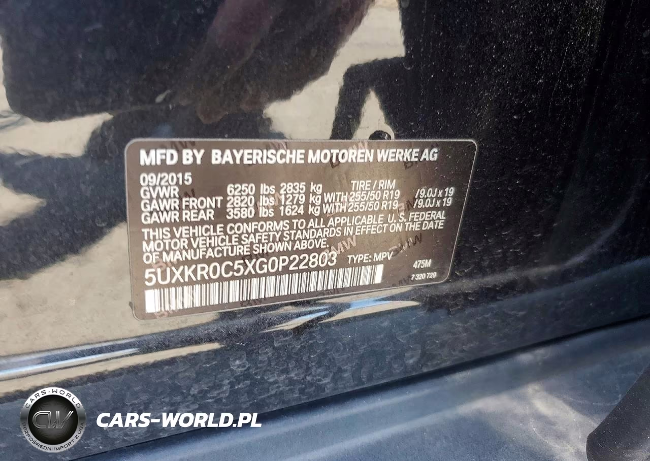 2016 BMW X5 xDrive35I VIN:5UXKR0C5XG0P22803 - 13