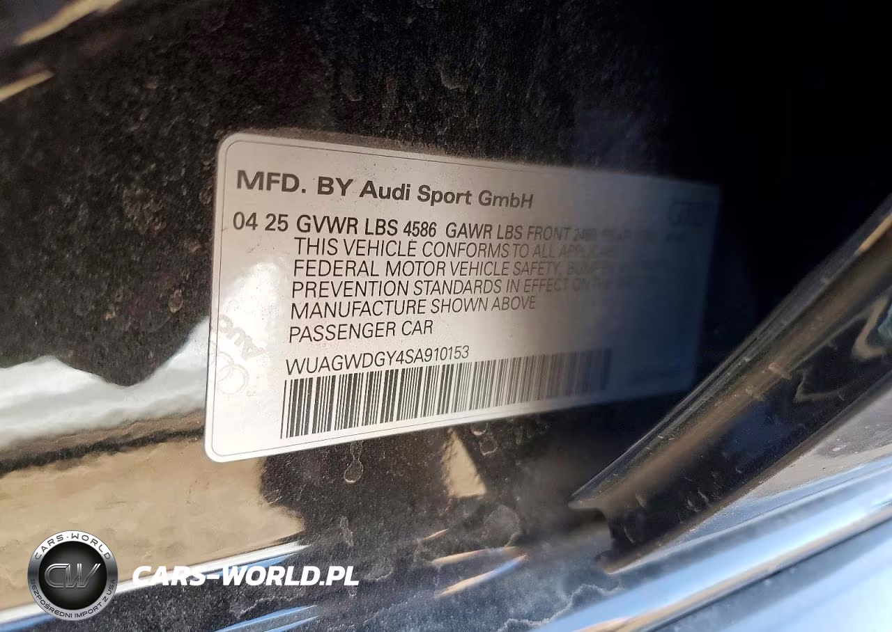 2025 Audi Rs3 VIN:WUAGWDGY4SA910153 - 12