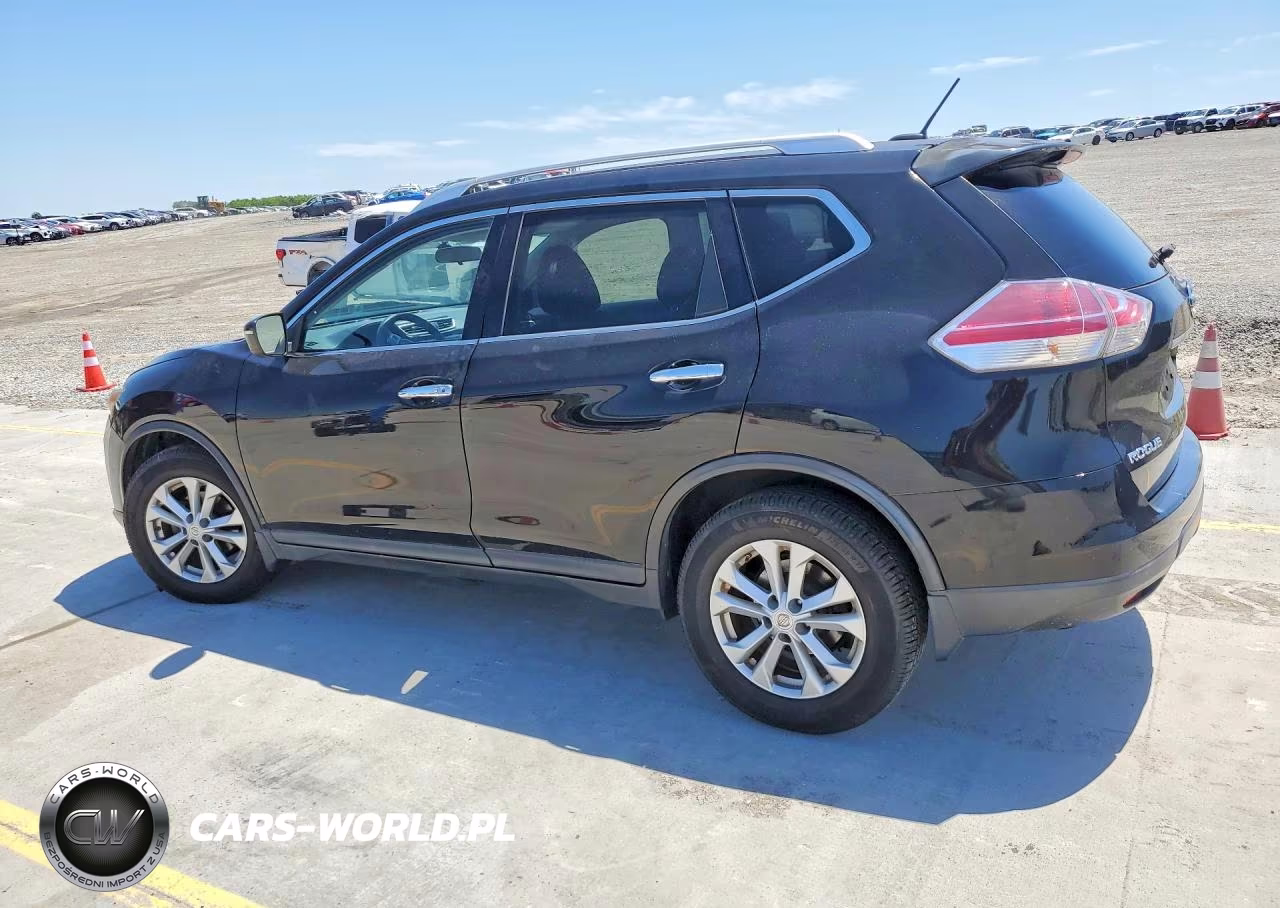 2015 Nissan Rogue Sv VIN:KNMAT2MTXFP531489 - 2