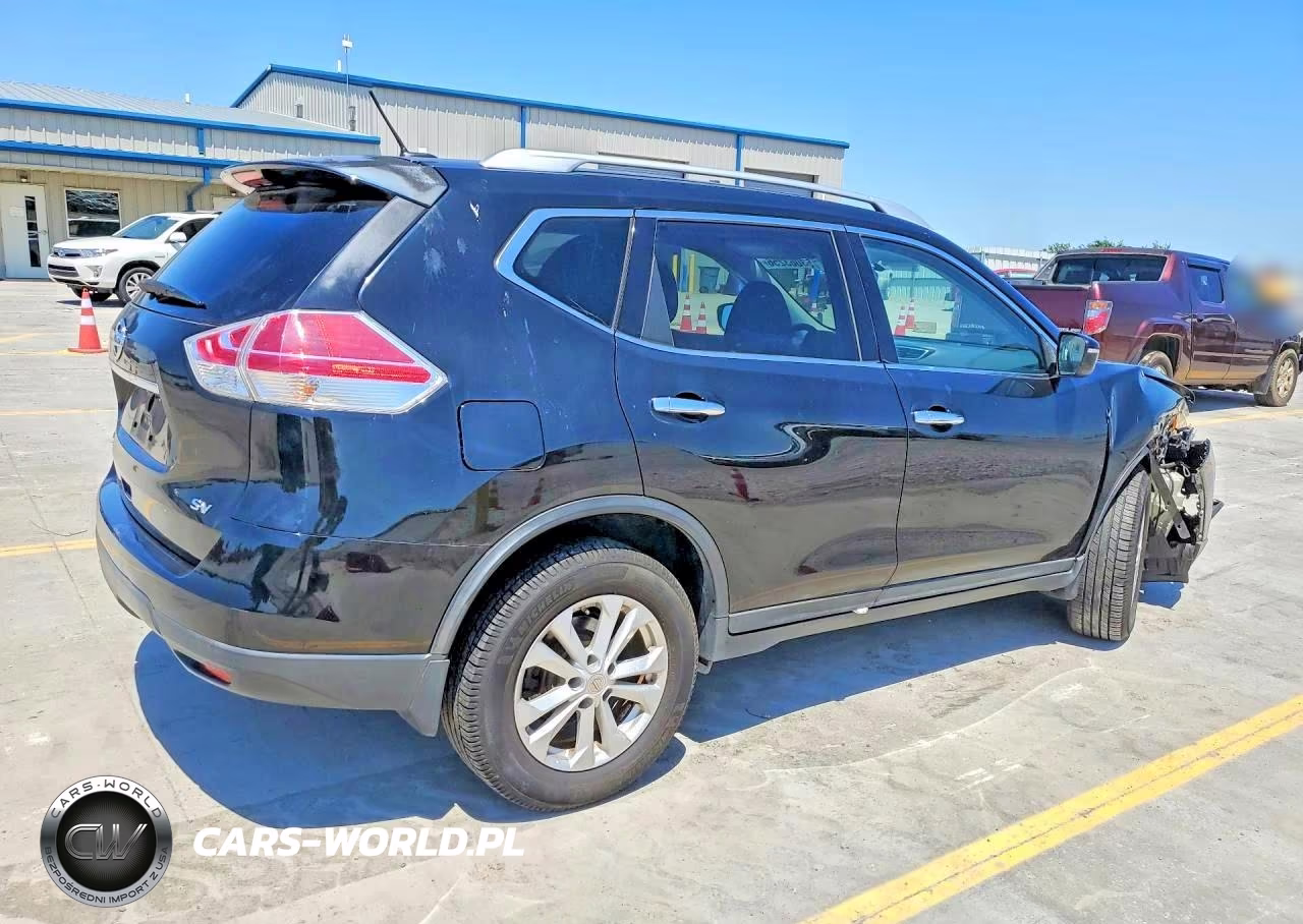 2015 Nissan Rogue Sv VIN:KNMAT2MTXFP531489 - 3