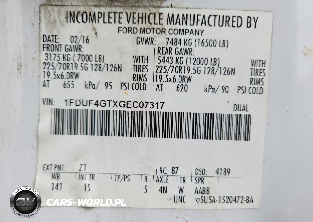 2016 Ford F450 Super Duty VIN:1FDUF4GTXGEC07317 - 12