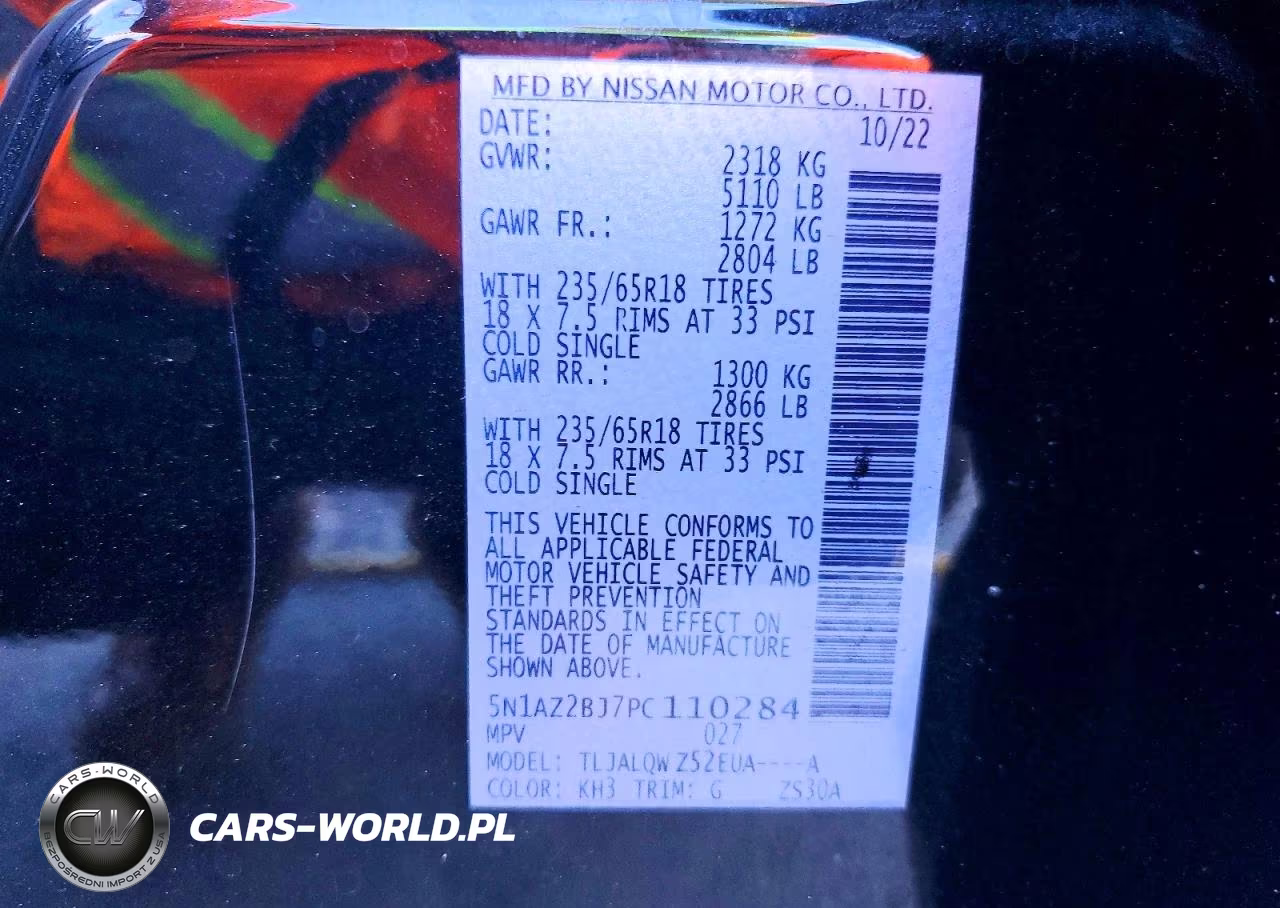 2023 Nissan Murano Sv VIN:5N1AZ2BJ7PC110284 - 13