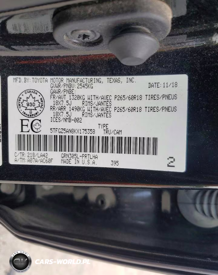 2019 Toyota Tacoma Limited VIN:5TFGZ5AN8KX175358 - 13