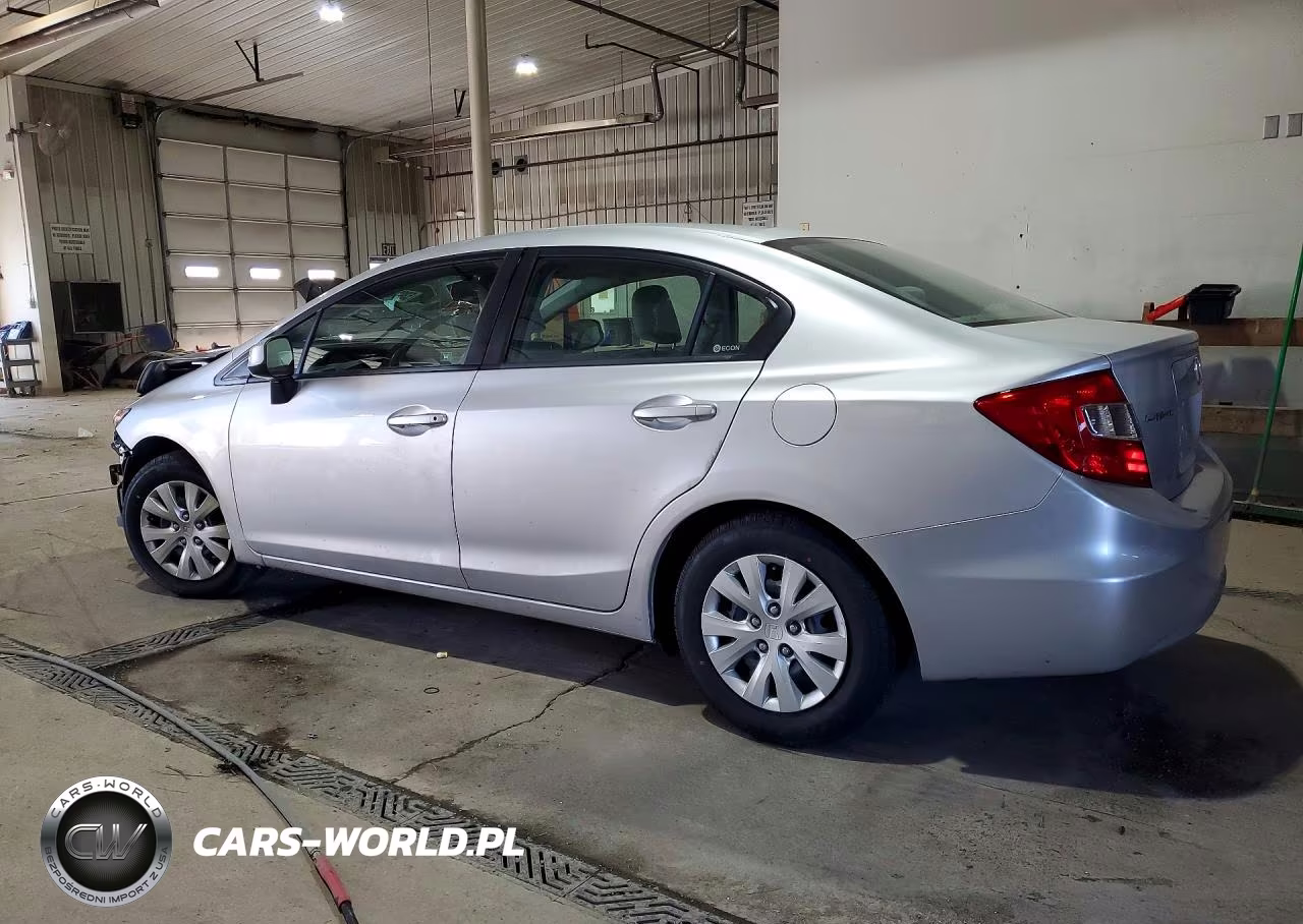 2012 Honda Civic Lx VIN:19XFB2F51CE372994 - 2