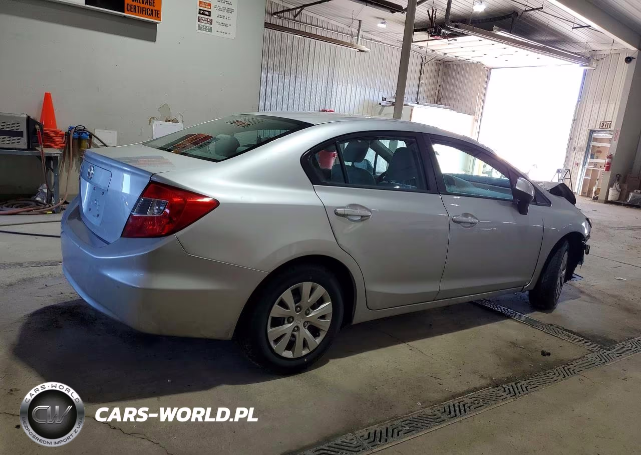 2012 Honda Civic Lx VIN:19XFB2F51CE372994 - 3