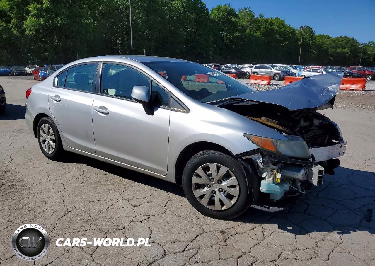 2012 Honda Civic Lx VIN:19XFB2F51CE372994 - 4