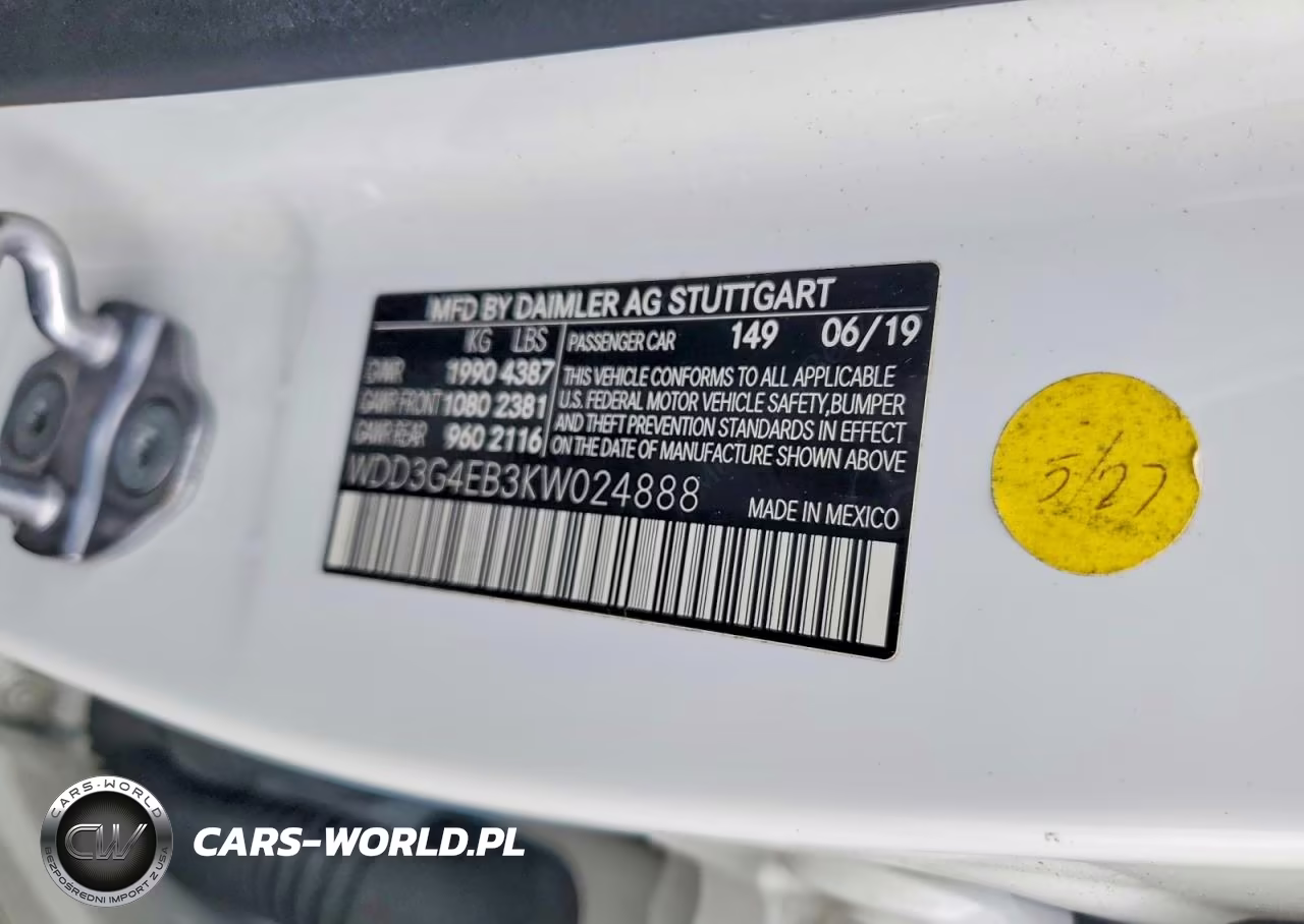 2019 Mercedes-Benz A 220 VIN:WDD3G4EB3KW024888 - 12