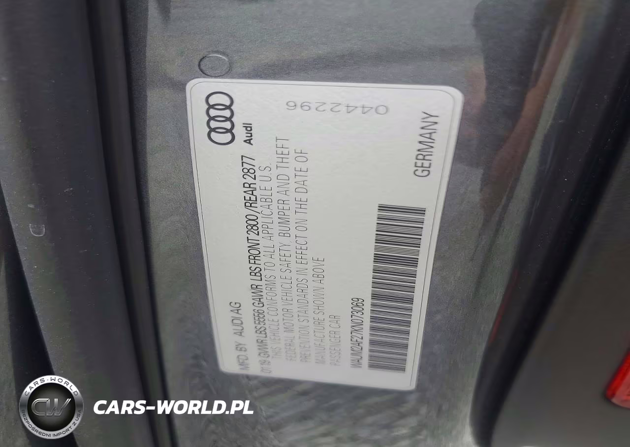 2019 Audi A6 Prestige VIN:WAUM2AF27KN073069 - 12