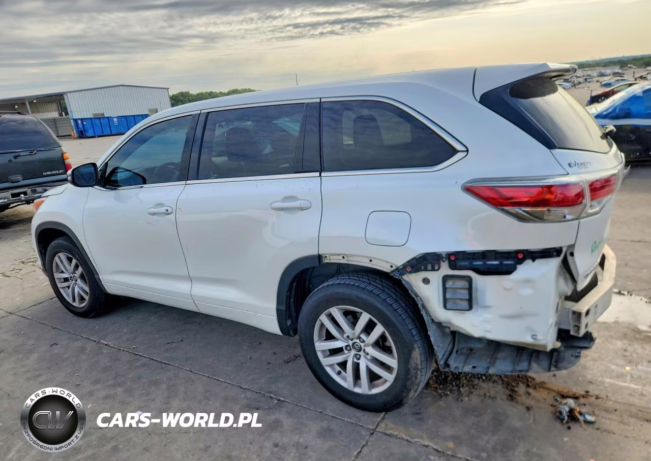 2016 Toyota Highlander Le Awd VIN:5TDZKRFH0GS175682 - 2