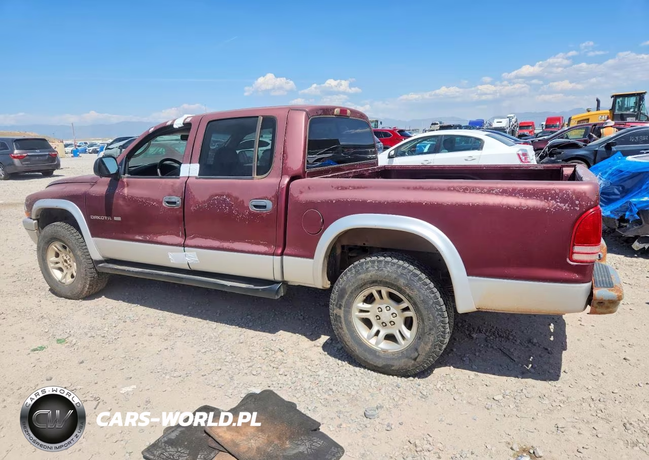 2002 Dodge Dakota Quad Slt VIN:1B7HG48Z12S616337 - 2
