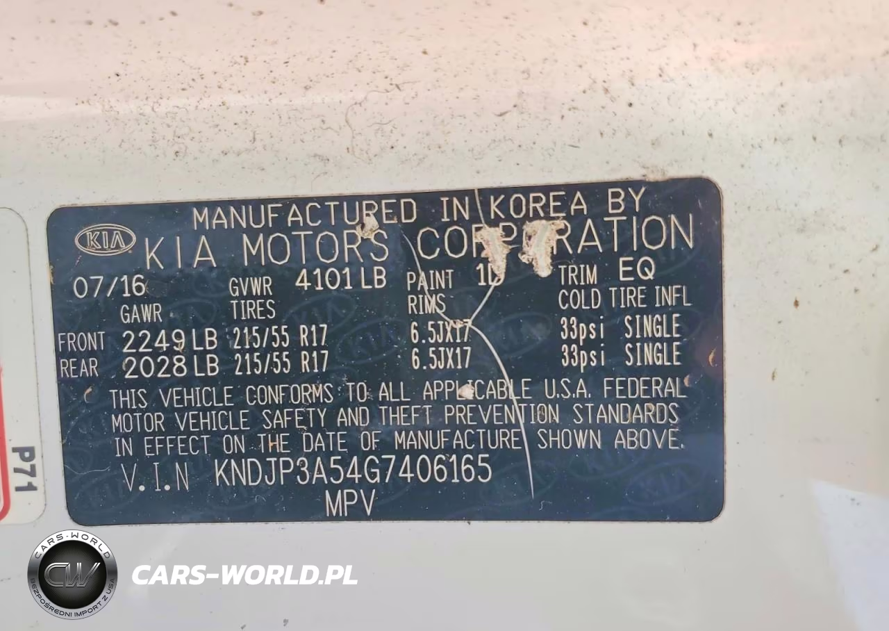 2016 Kia Soul + VIN:KNDJP3A54G7406165 - 13