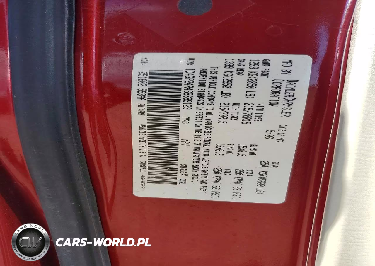 2006 Dodge Grand Caravan Se VIN:1D4GP24R46B699129 - 12