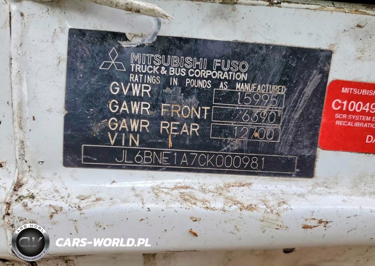 2012 Mitsubishi Fuso Truck Of Ameri Fe Fec72S VIN:JL6BNE1A7CK000981 - 12