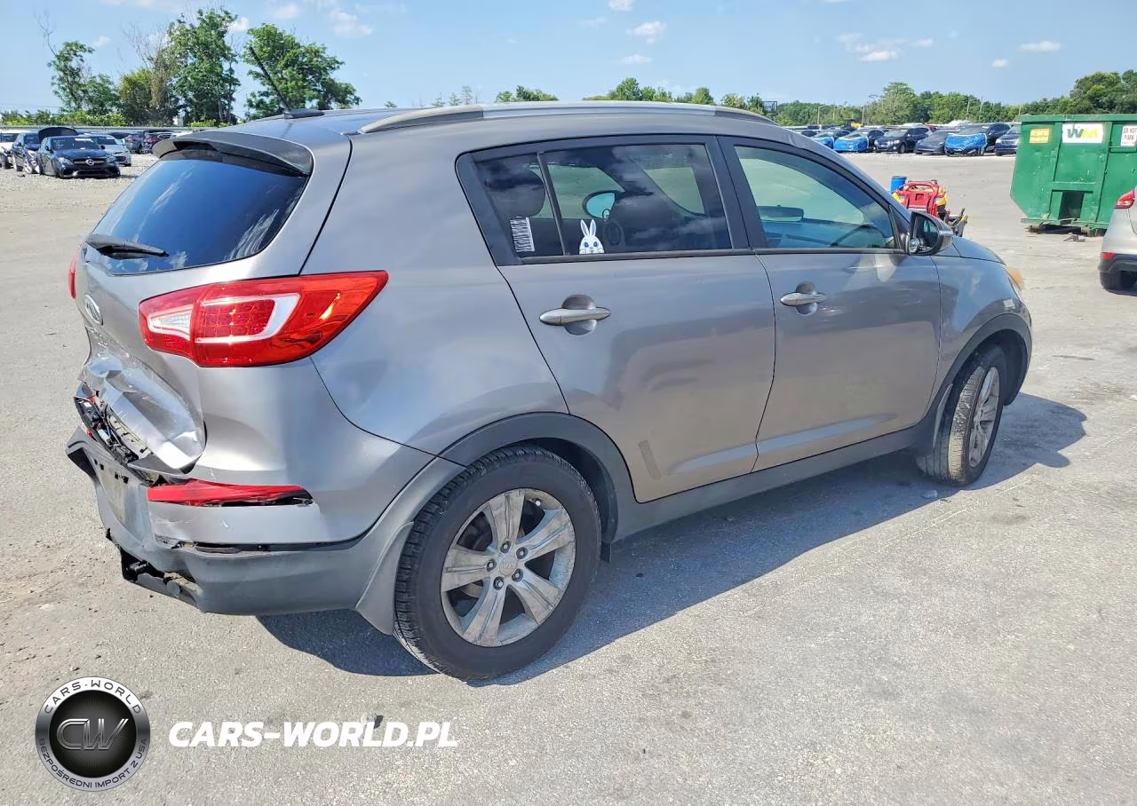 2012 Kia Sportage Lx VIN:KNDPB3A22C7283555 - 3