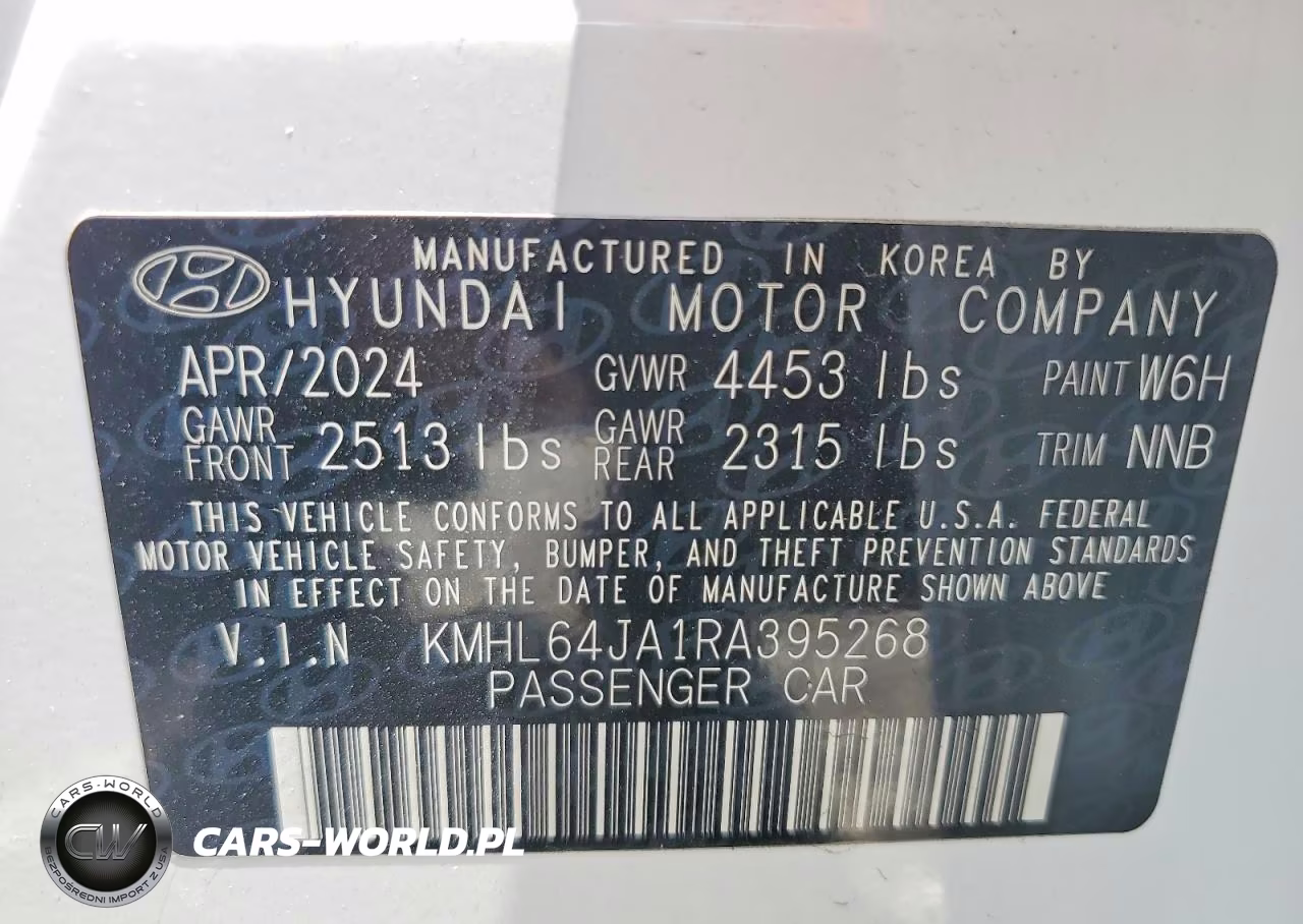 2024 Hyundai Sonata Sel VIN:KMHL64JA1RA395268 - 12