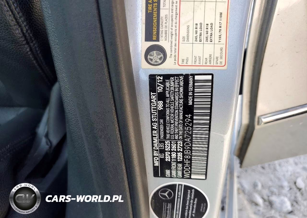 2013 Mercedes-Benz E 350 4Matic VIN:WDDHF8JB9DA725294 - 12