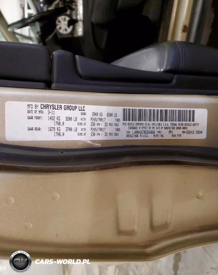 2011 Jeep Grand Cherokee Laredo VIN:1J4RR4GG7BC654660 - 13