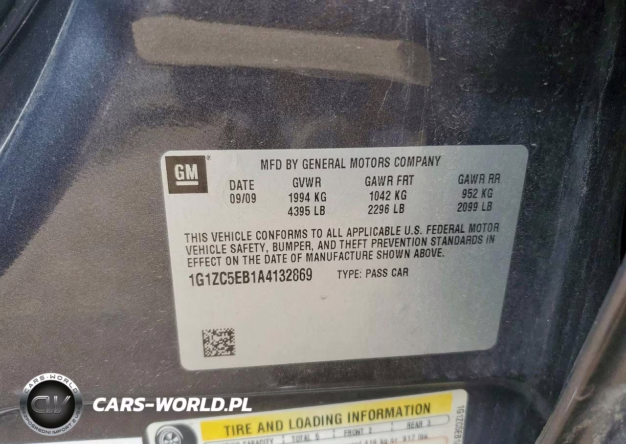 2010 Chevrolet Malibu 1Lt VIN:1G1ZC5EB1A4132869 - 12