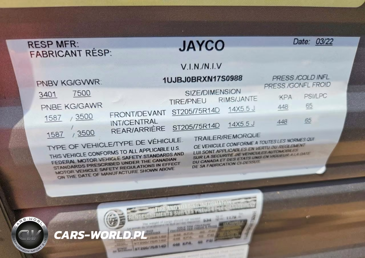 2022 Jayco Inc M-284Bhs VIN:1UJBJ0BRXN17S0988 - 10