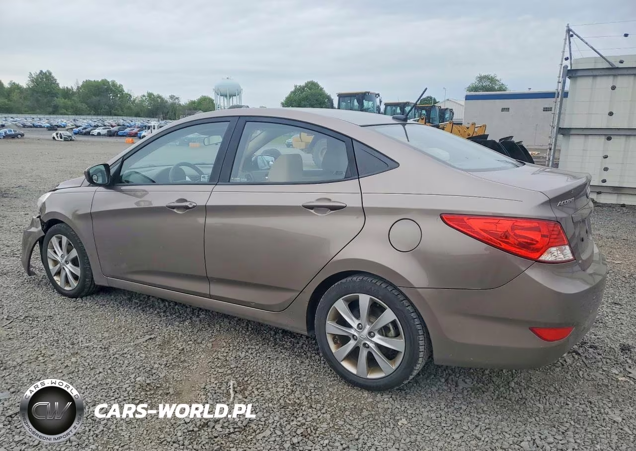 2012 Hyundai Accent Gls VIN:KMHCU4AEXCU081097 - 2