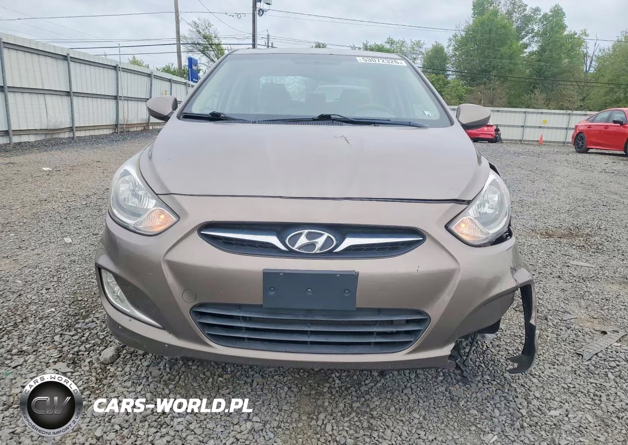 2012 Hyundai Accent Gls VIN:KMHCU4AEXCU081097 - 5