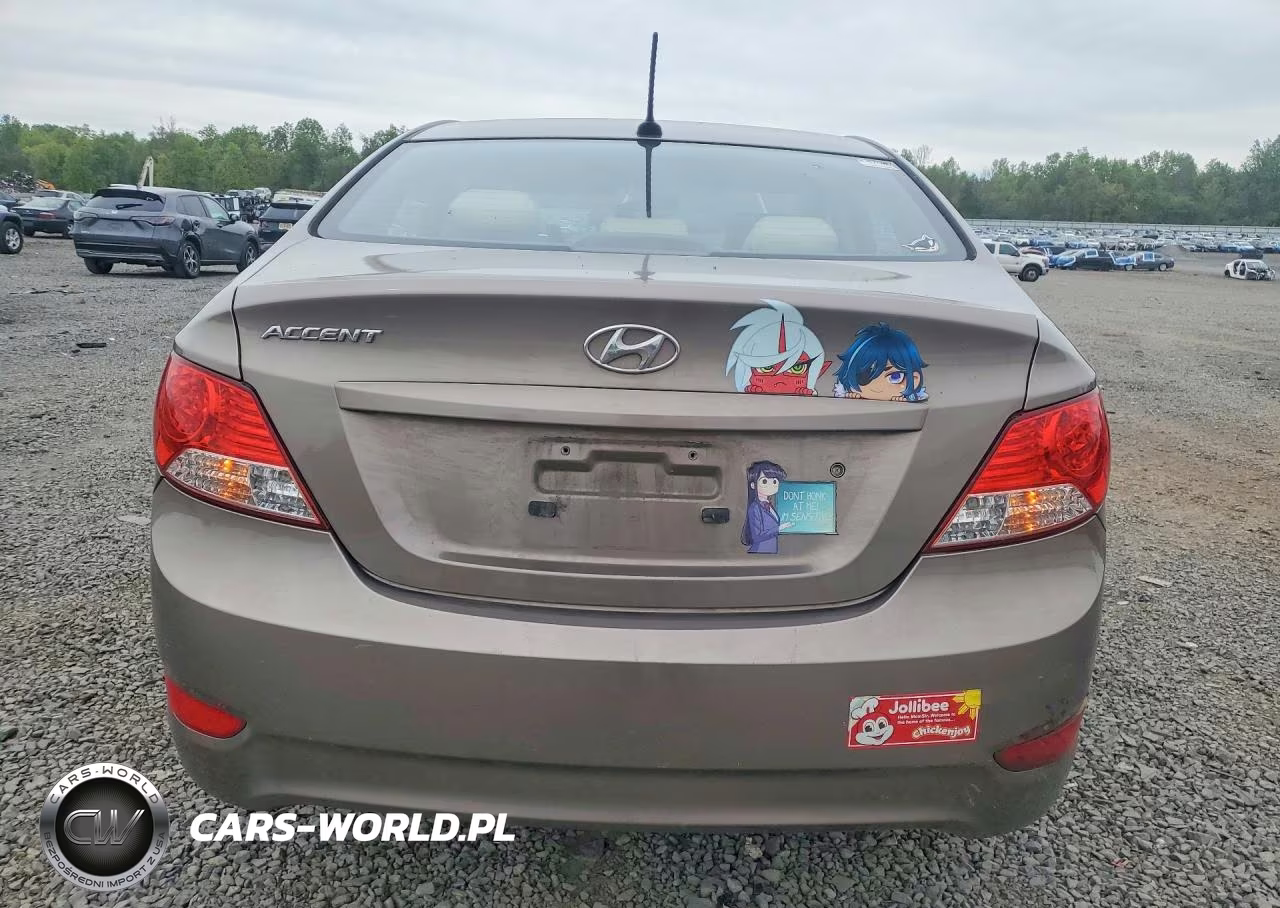 2012 Hyundai Accent Gls VIN:KMHCU4AEXCU081097 - 6
