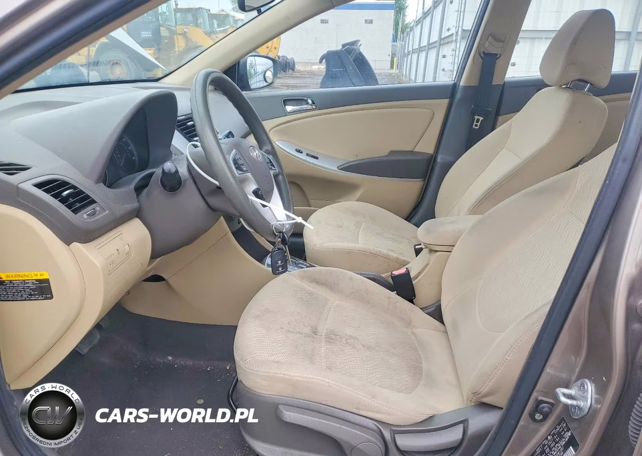 2012 Hyundai Accent Gls VIN:KMHCU4AEXCU081097 - 7