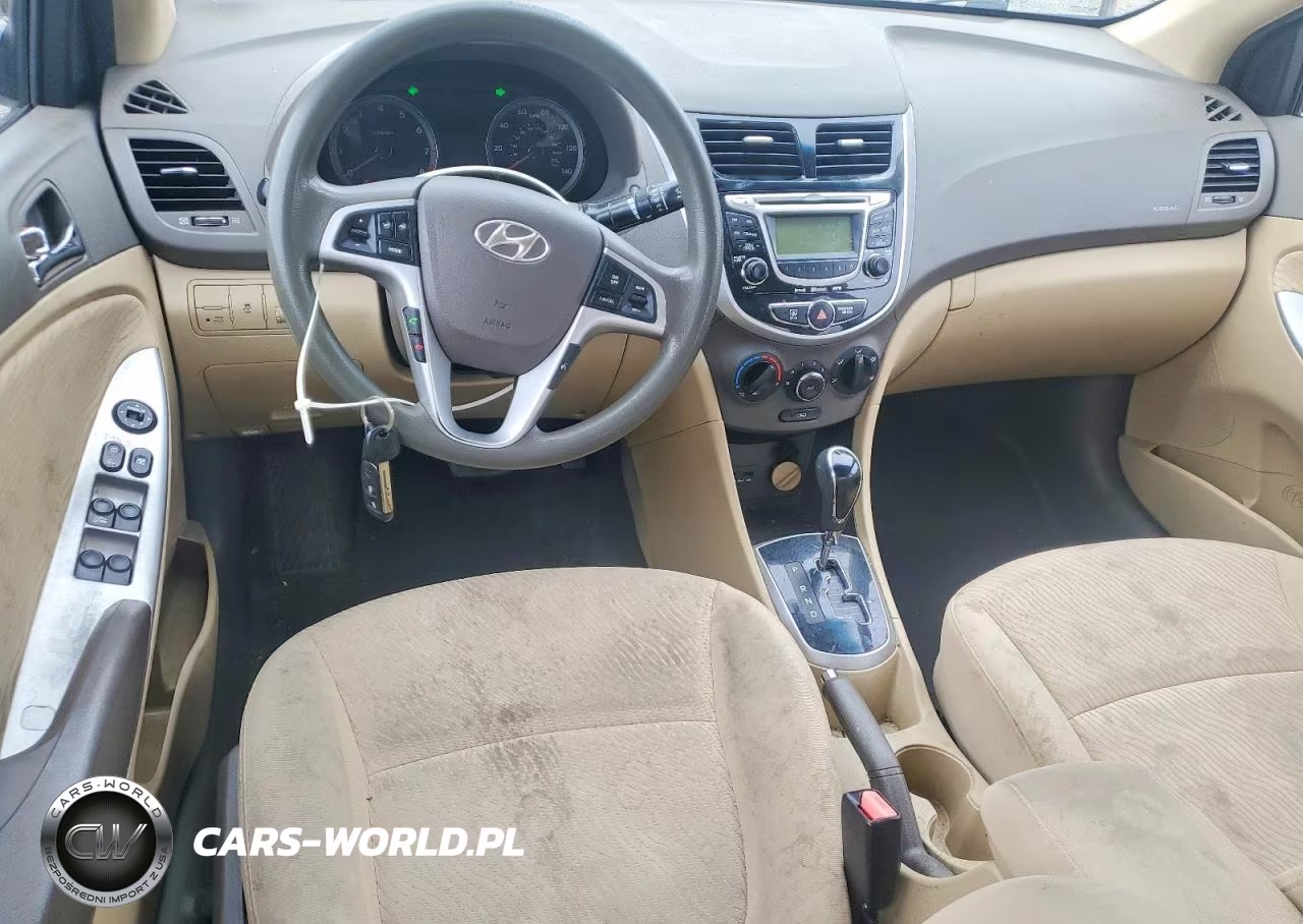 2012 Hyundai Accent Gls VIN:KMHCU4AEXCU081097 - 8