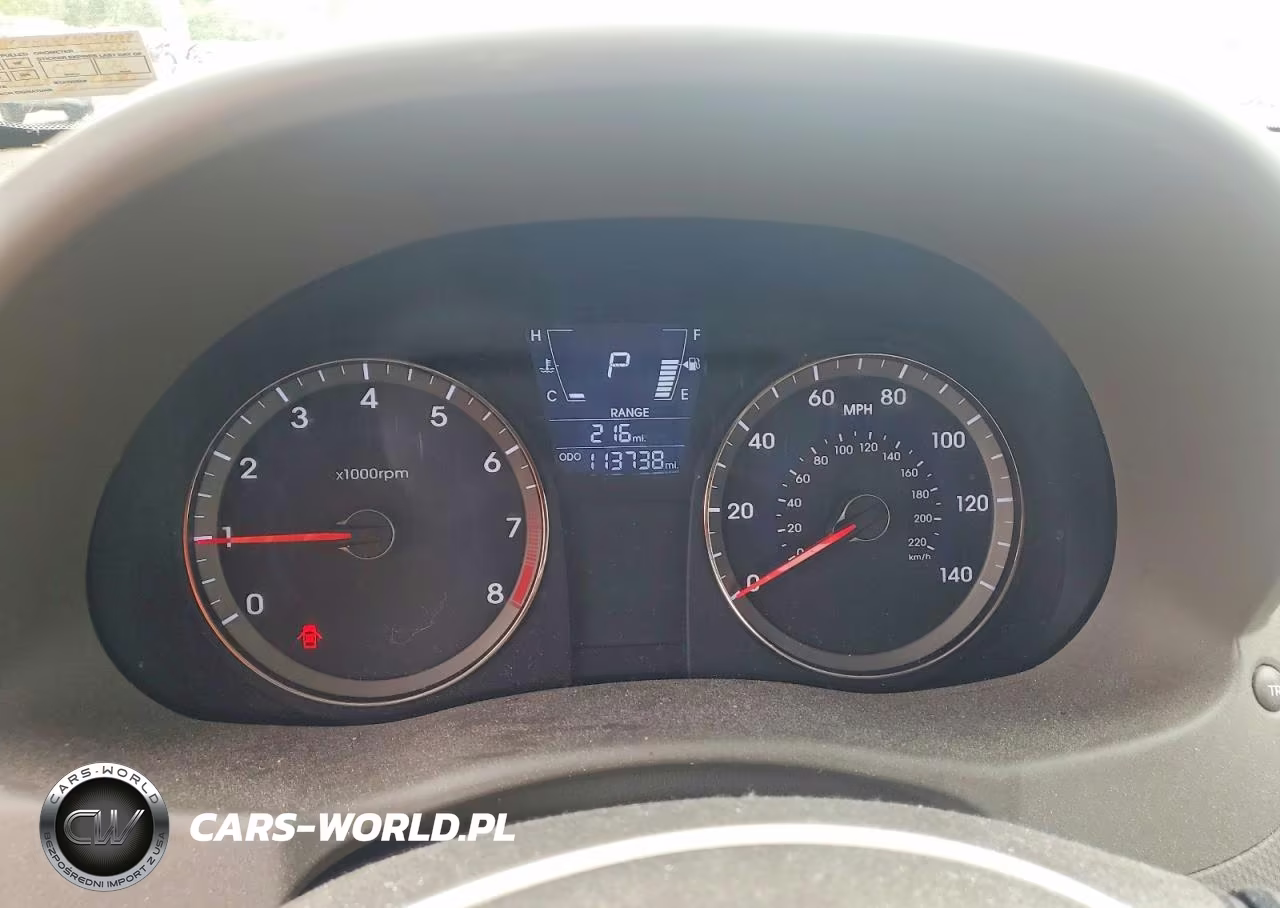 2012 Hyundai Accent Gls VIN:KMHCU4AEXCU081097 - 9