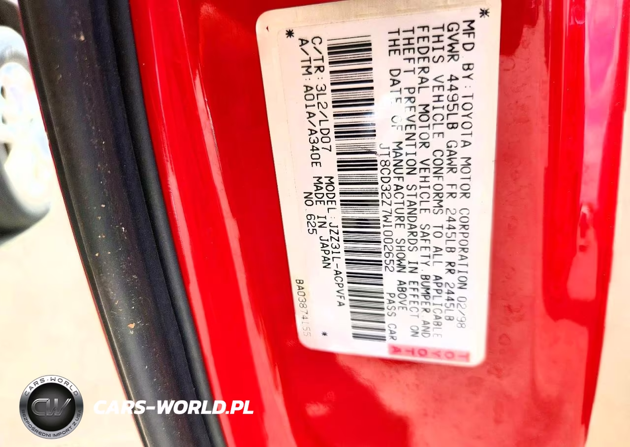 1998 Lexus Sc 300 VIN:JT8CD32Z7W1002652 - 12