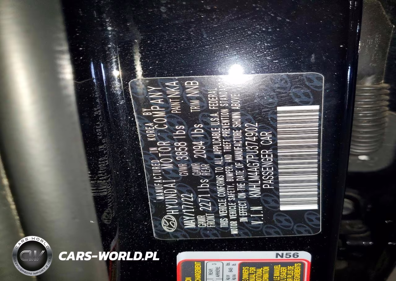 2023 Hyundai Elantra Sel VIN:KMHLM4AG7PU374902 - 13
