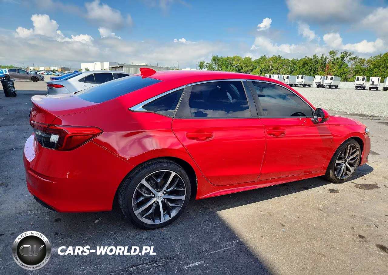 2022 Honda Civic Touring VIN:2HGFE1F99NH303497 - 3
