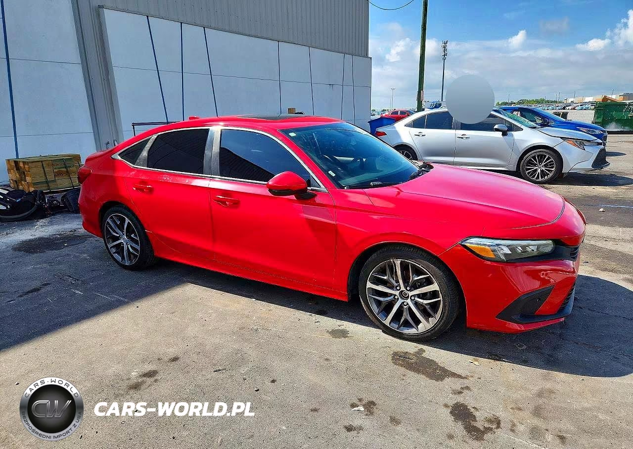 2022 Honda Civic Touring VIN:2HGFE1F99NH303497 - 4