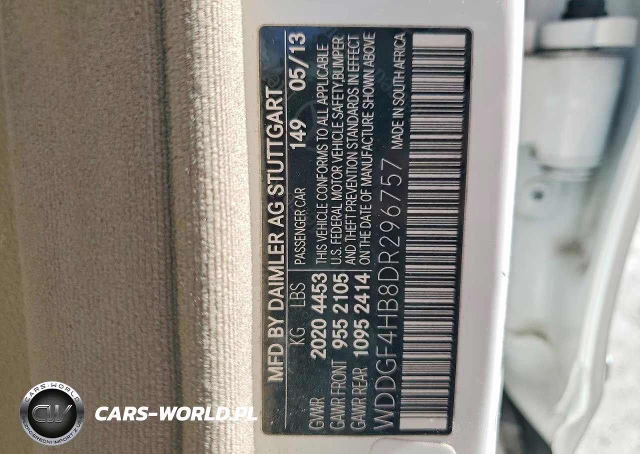 2013 Mercedes-Benz C 250 VIN:WDDGF4HB8DR296757 - 12