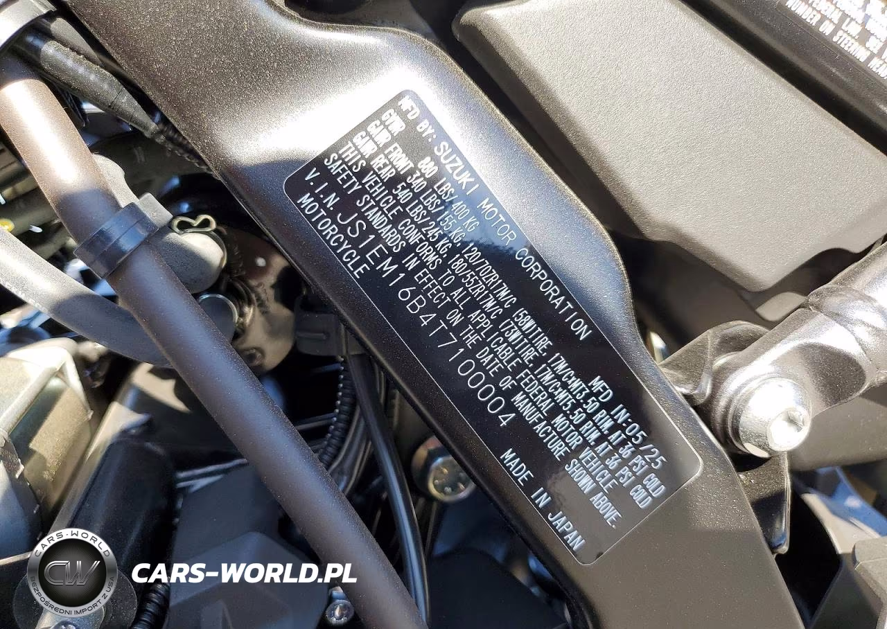 2026 Suzuki Gsx800 Tt VIN:JS1EM16B4T7100004 - 9