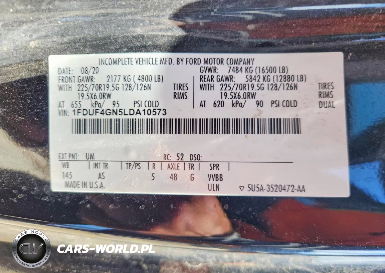 2020 Ford F450 Super Duty VIN:1FDUF4GN5LDA10573 - 13