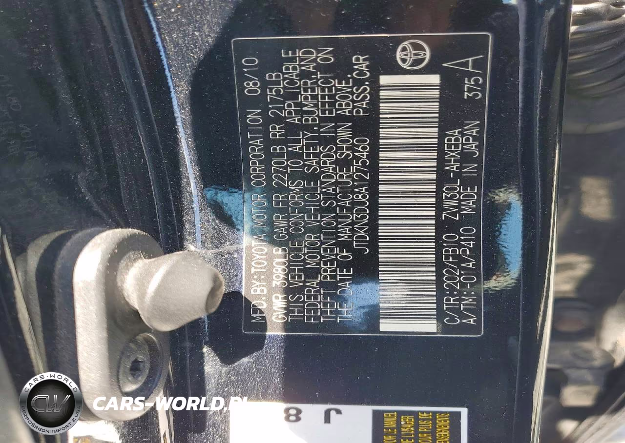 2010 Toyota Prius Iii VIN:JTDKN3DU8A1275460 - 13