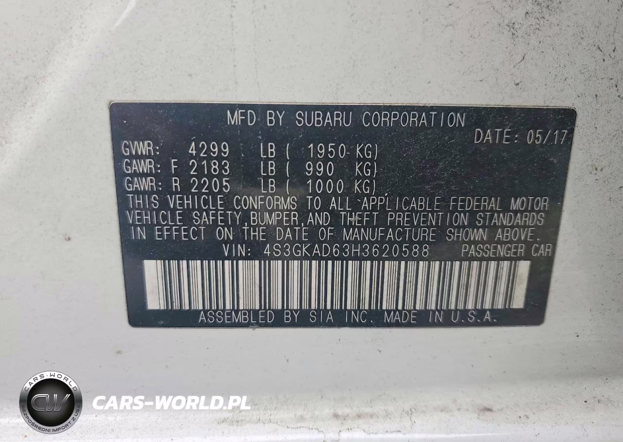 2017 Subaru Impreza Premium Plus VIN:4S3GKAD63H3620588 - 12
