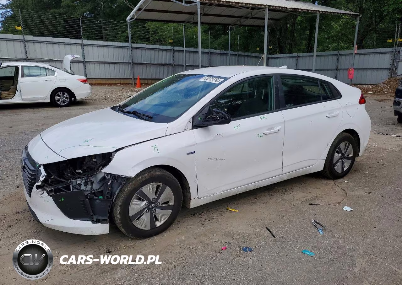 2017 Hyundai Ioniq Blue VIN:KMHC65LC5HU041397 - 1