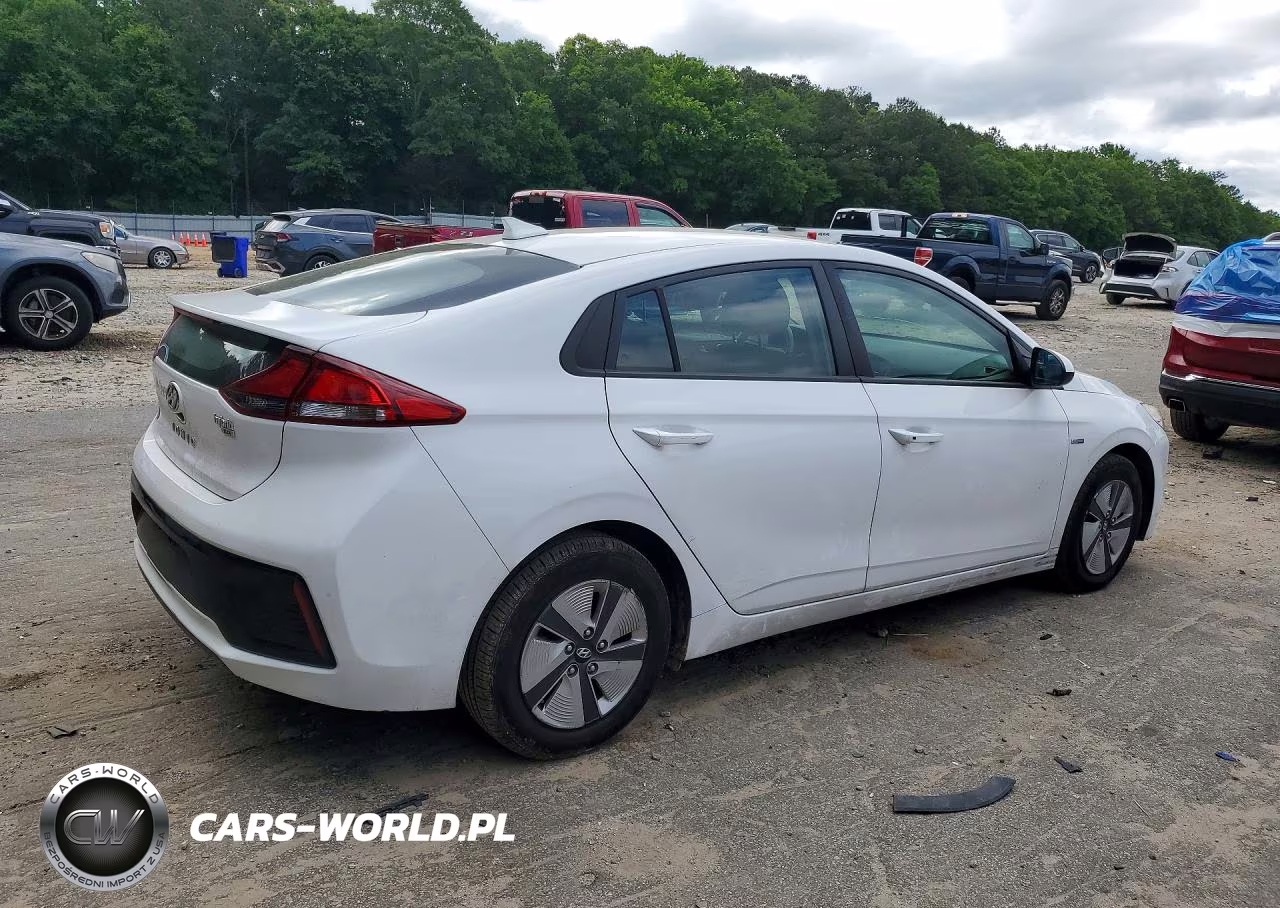 2017 Hyundai Ioniq Blue VIN:KMHC65LC5HU041397 - 3