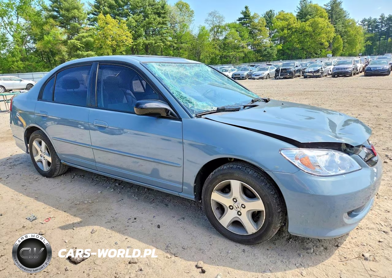 2005 Honda Civic Ex VIN:2HGES267X5H506990 - 4