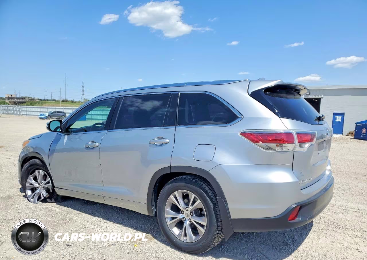 2015 Toyota Highlander Xle VIN:5TDJKRFH1FS220849 - 2