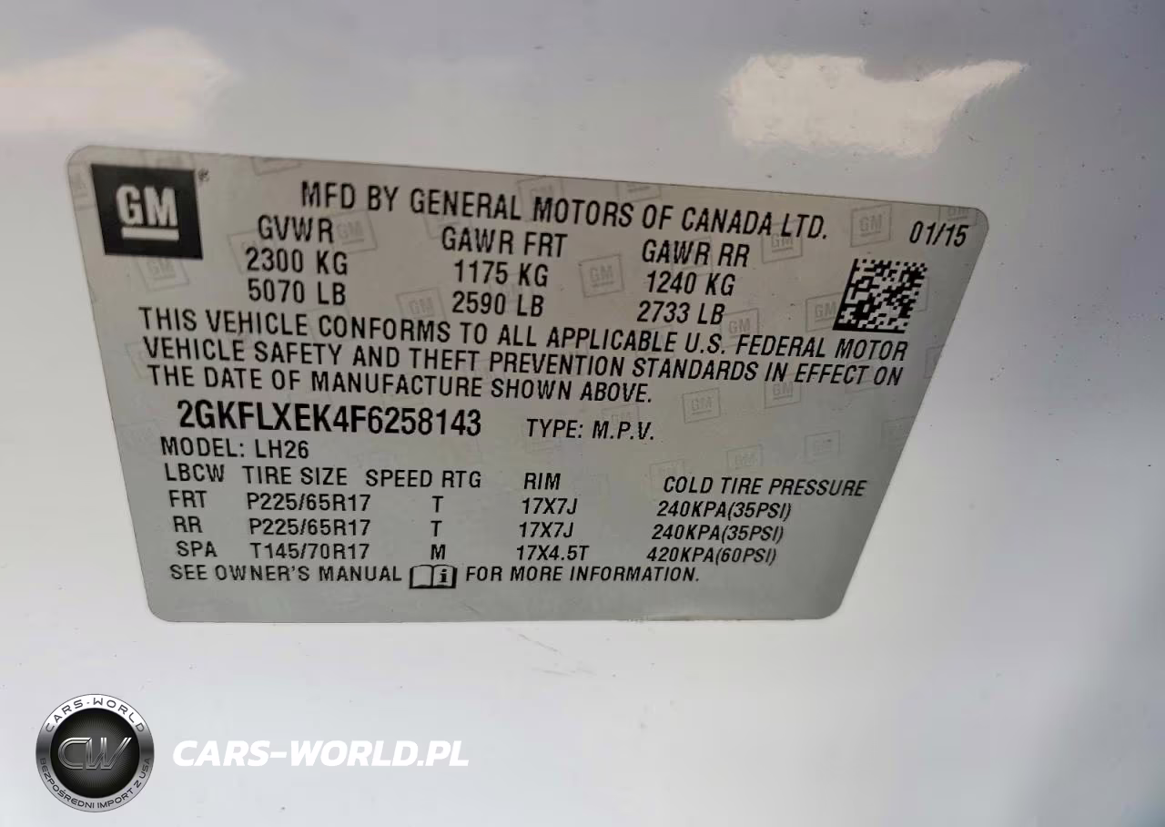 2015 GMC Terrain Slt VIN:2GKFLXEK4F6258143 - 12