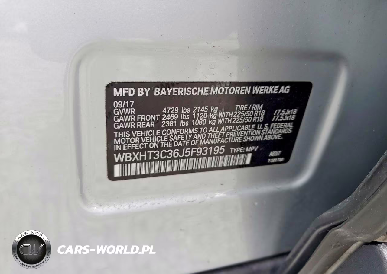 2018 BMW X1 xDrive28I VIN:WBXHT3C36J5F93195 - 14